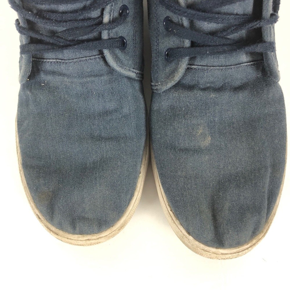 Lacoste‎ Mens Sneakers Ampthill Hightop Shoes Blue Size 10.5 - Picture 2 of 10